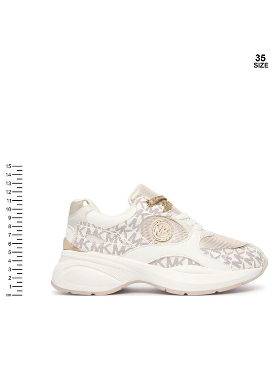 MICHAEL Michael Kors MICHAEL Michael Kors Sneakersy Zuma MK02656258 Kremowy