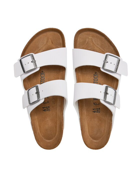 Birkenstock Birkenstock Παντόφλες Arizona Birko-Flor 552681 Λευκό