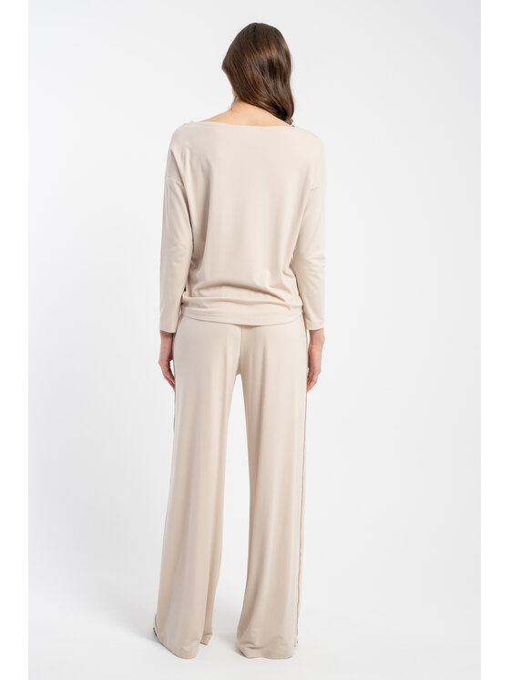 CLICK CLICK Μπλουζάκι 10-6855 Μπεζ Regular Fit