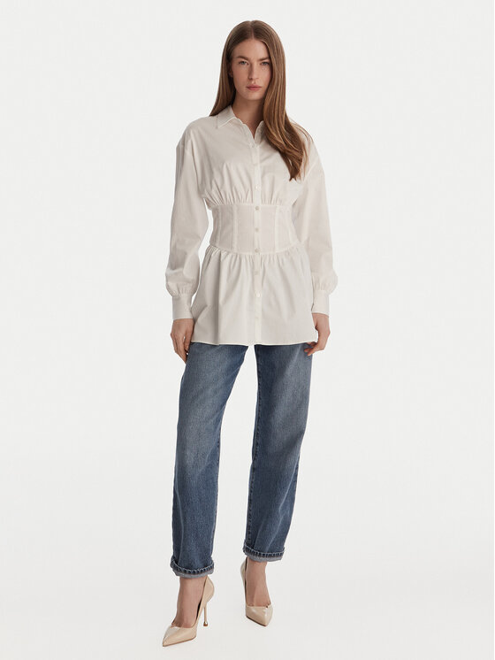 Guess Guess Сорочка W6GH97 W2412 Білий Regular Fit