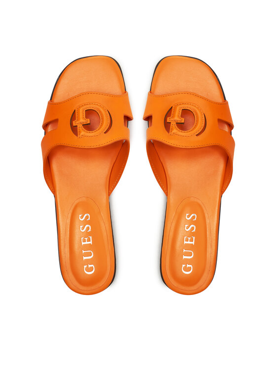 Guess Guess Şlapi FLGCIA LEA19 Portocaliu