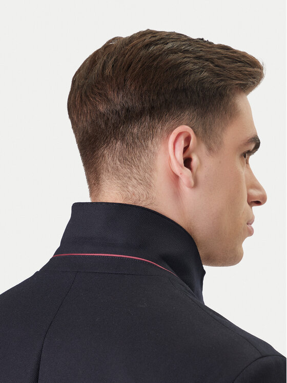 Tommy Hilfiger Tommy Hilfiger Marynarka Pennu Crest Club MW0MW41807 Granatowy Slim Fit