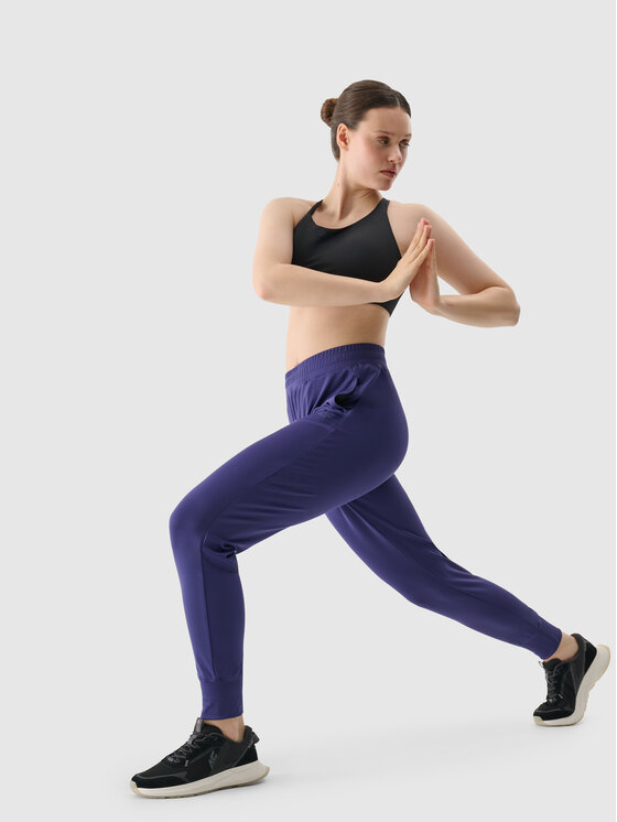 4F 4F Spodnie dresowe BASIC+ Granatowy Regular Fit