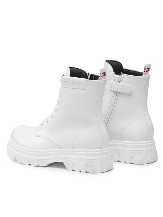 Tommy Hilfiger Tommy Hilfiger Μπότες T4A5-33039-1453 M Λευκό