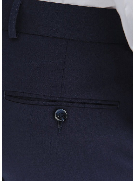 Pako Lorente Pako Lorente Spodnie garniturowe P000P-6G-005 Granatowy Slim Fit