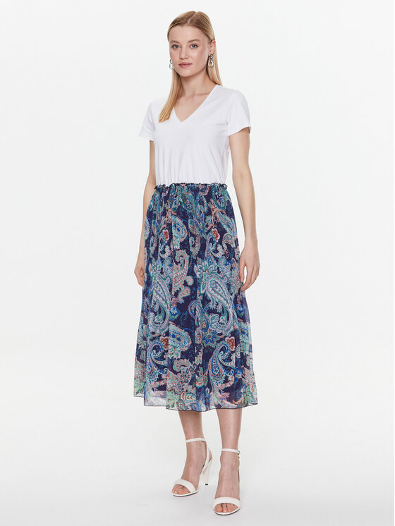 Vestito da giorno WA3043 J7821 Multicolore Regular...