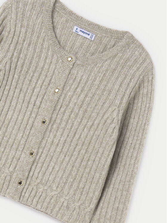 Mayoral Mayoral Cardigan 7312 Bej Regular Fit