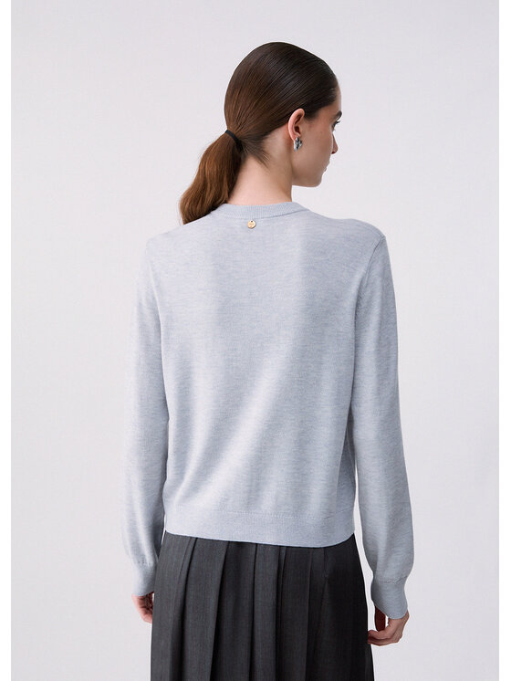 Liu Jo Liu Jo Cardigan WF6288MA16RL9208 Grigio Regular Fit