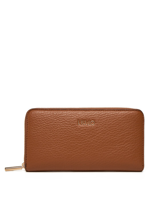 Liu Jo Liu Jo Μεγάλο Πορτοφόλι Γυναικείο Ecs Xl Zip Around AF5170 E0027 Καφέ