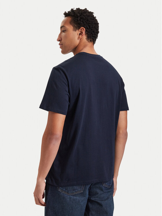 Calvin Klein Jeans Calvin Klein Jeans Тишърт Script LV04RH830G Тъмносин Regular Fit