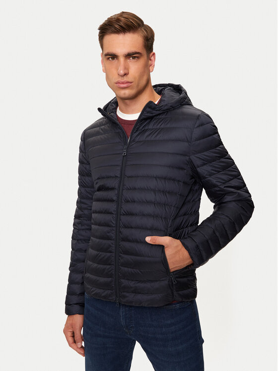Geox Vatovaná bunda Warrens M4625B T3146 F1624 Tmavomodrá Regular Fit