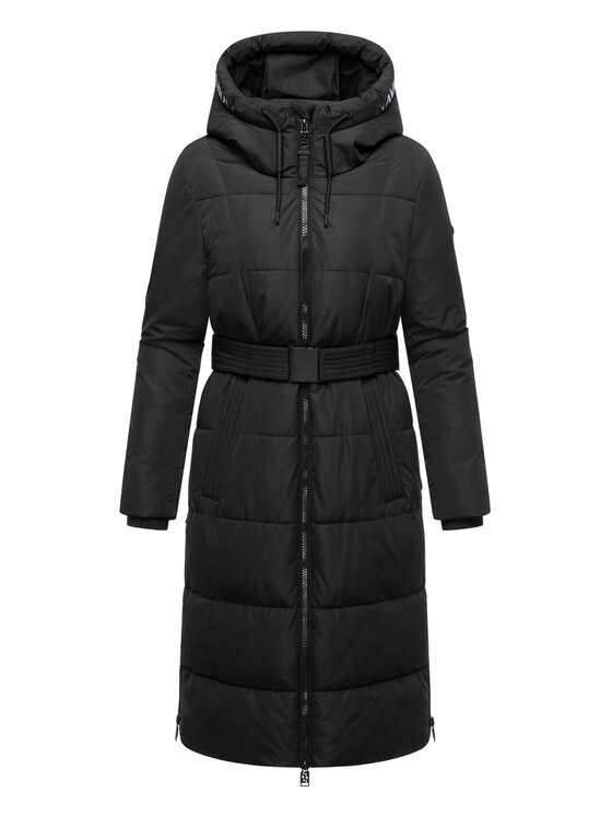 Navahoo Navahoo Kurtka zimowa Herbstnebel Czarny Regular Fit