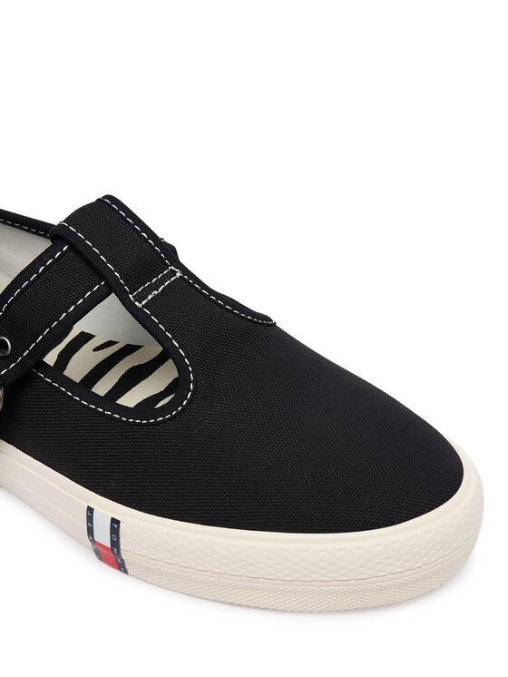 Tommy Hilfiger Tommy Hilfiger Tenisice Archive Y2K Mary Jane EN0EN03048 Crna