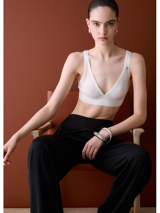 Liu Jo Liu Jo Top CF6260MA77Q10701 Bianco Regular Fit
