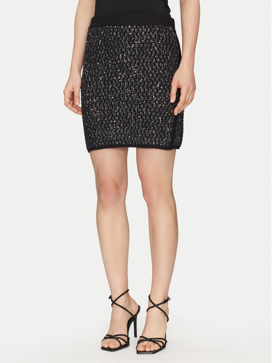 Liu Jo Liu Jo Φούστα mini WF4023 MA06P Μαύρο Regular Fit