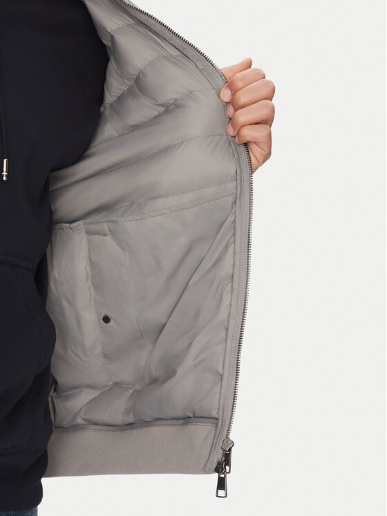 Tommy Hilfiger Tommy Hilfiger Αμάνικο Μπουφάν MW0MW38982 Γκρι Regular Fit