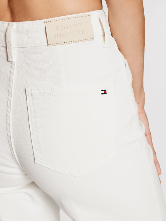 Tommy Hilfiger Tommy Hilfiger Jeansy Hw C Clr WW0WW31270 Bílá Wide Fit