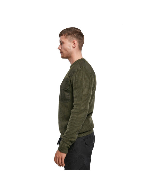 Brandit Brandit Sweter 5018.1.XXL Zielony Regular Fit
