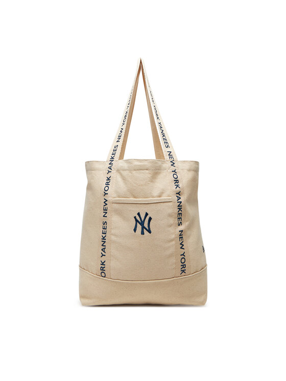 New Era New Era Táska New York Yankees MLB Strap Canvas Tote 60595127 Bézs