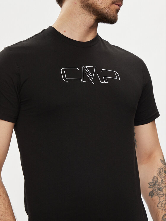 CMP CMP T-Shirt 32D8147P Μαύρο Regular Fit