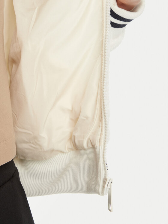 Guess Guess Kurtka bomber V5RL06 KCPC2 Biały Regular Fit