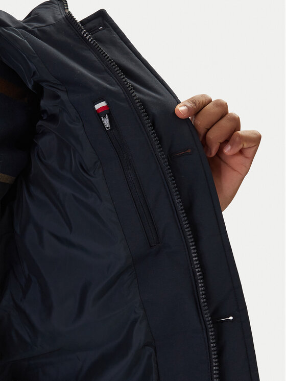 Tommy Hilfiger Tommy Hilfiger Zimska jakna Essential MW0MW37483 Mornarsko modra Regular Fit