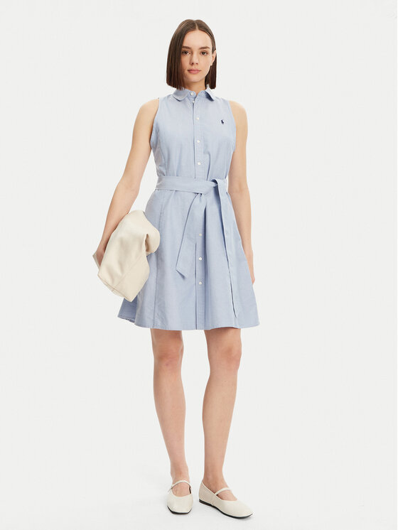 Polo Ralph Lauren Polo Ralph Lauren Haljina košulja 211906437006 Plava Regular Fit
