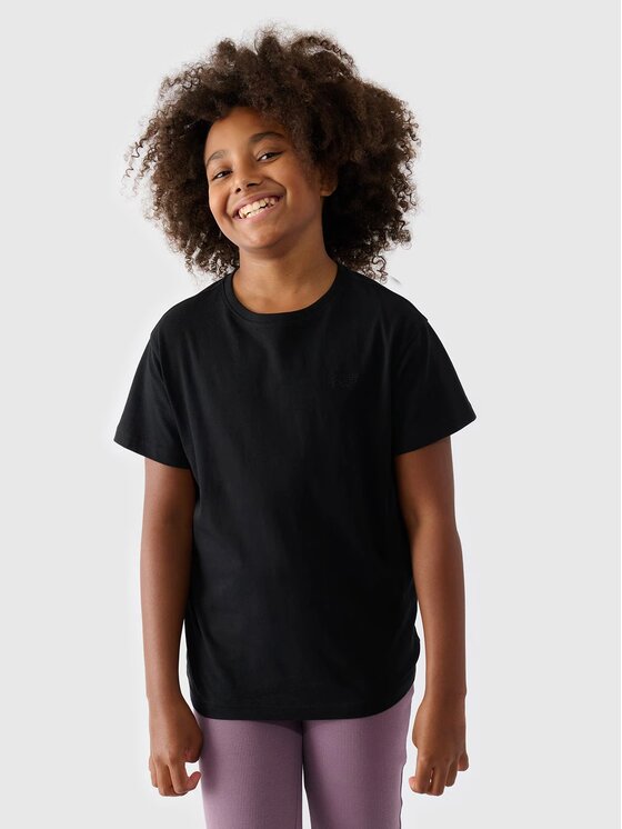 4F 4F T-shirt 4FJWMM00TTSHF2332-20S Nero Regular Fit
