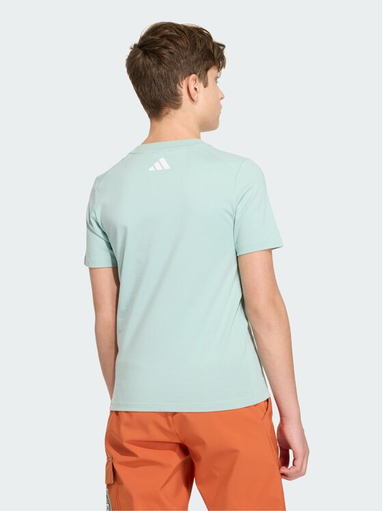 adidas adidas Koszulka techniczna 168715 Zielony jasny Regular Fit