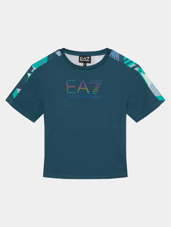 EA7 Emporio Armani Tričko 3DBT54 BJ02Z 1821 Strieborná Regular Fit