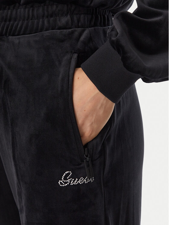 Guess Guess Спортивні штани V6BB11 K6304 Чорний Regular Fit