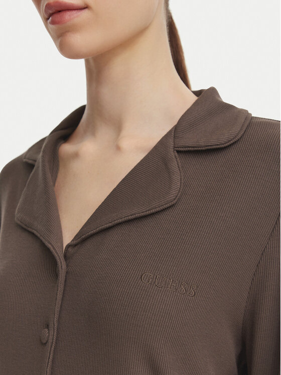 Guess Guess Pižama O6BX04 K5041 Temno rjava Regular Fit