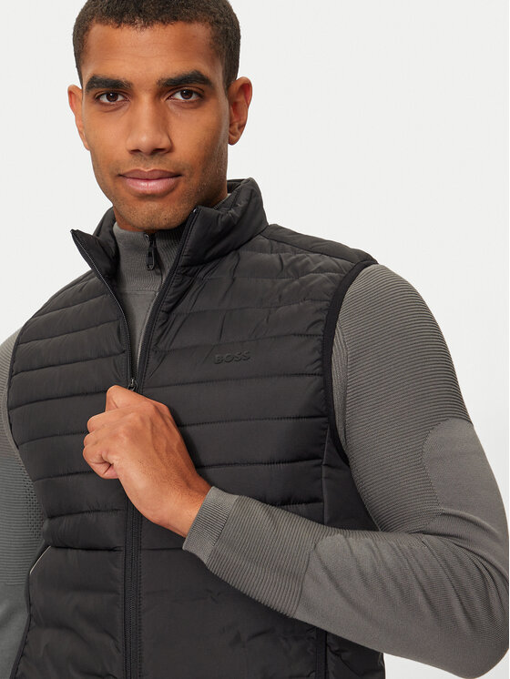 BOSS BOSS Mellény V_Thor 2 50514762 Fekete Regular Fit