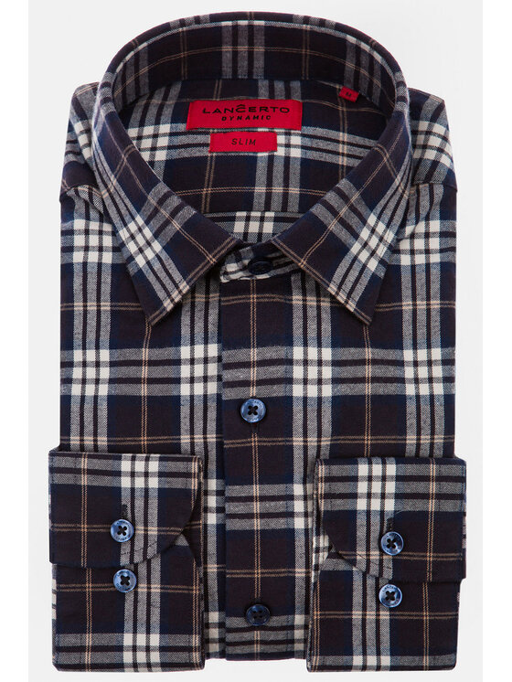 Lancerto Lancerto Koszula Anna KO073221000006 Kolorowy Slim Fit