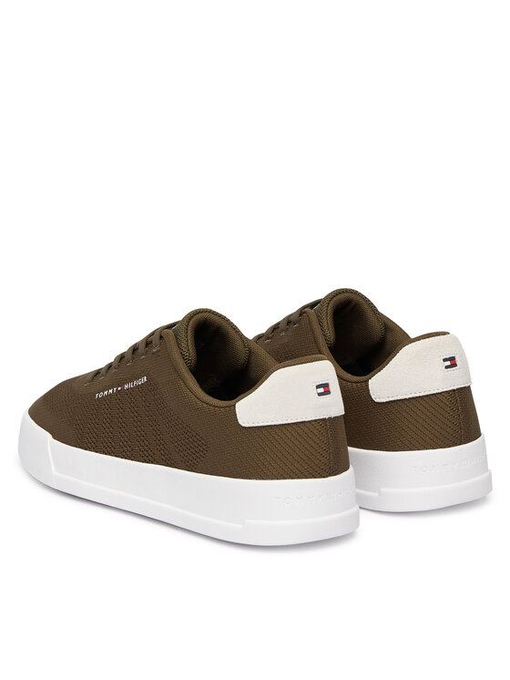 Tommy Hilfiger Tommy Hilfiger Sportcipők Th Court Knit FM0FM05823 Zöld
