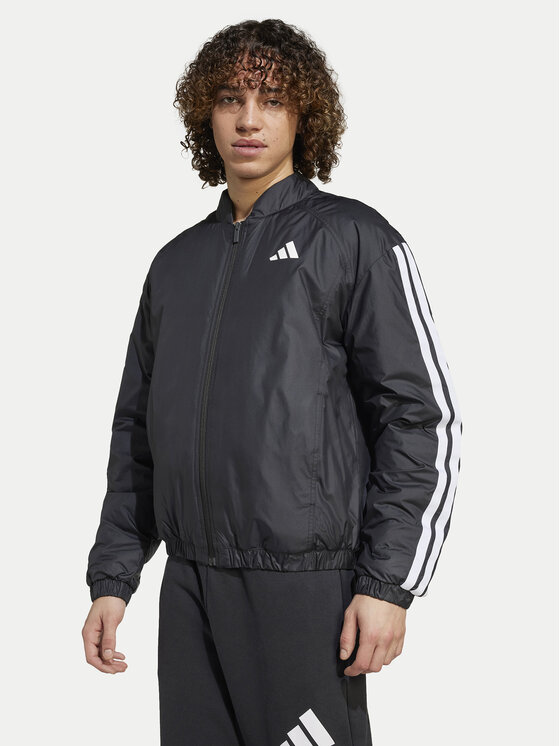 adidas Bundy bomber Essentials 3-Stripes JD1294 Čierna Loose Fit