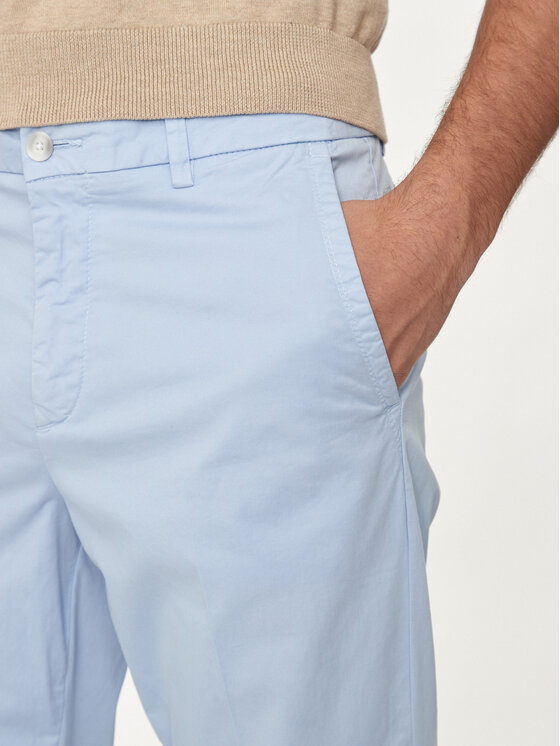 BOSS Boss Chino hlače Kaiton 50505392 Svetlo modra Slim Fit