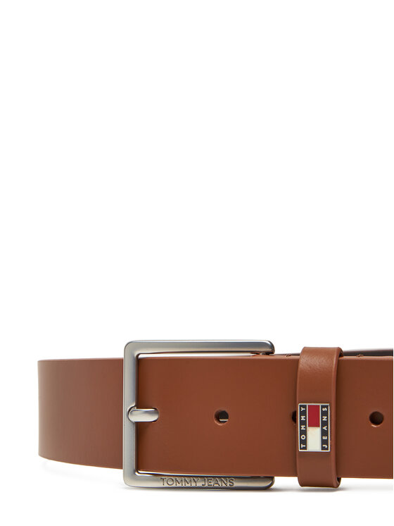 Tommy Jeans Tommy Jeans Чоловічий ремінь Tjm Flag Leather 4.0 AM0AM13416 Коричневий