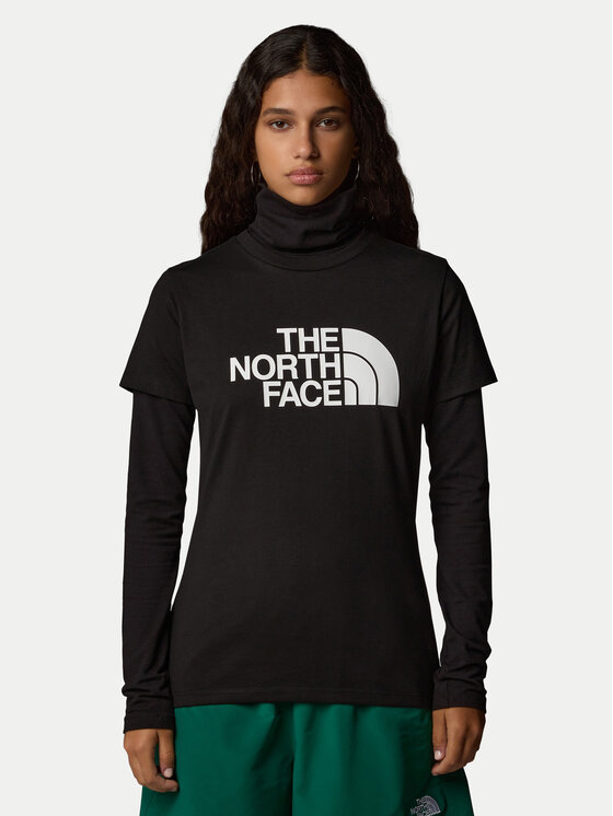 The North Face T-shirt Easy NF0A8A6D Crna Regular Fit