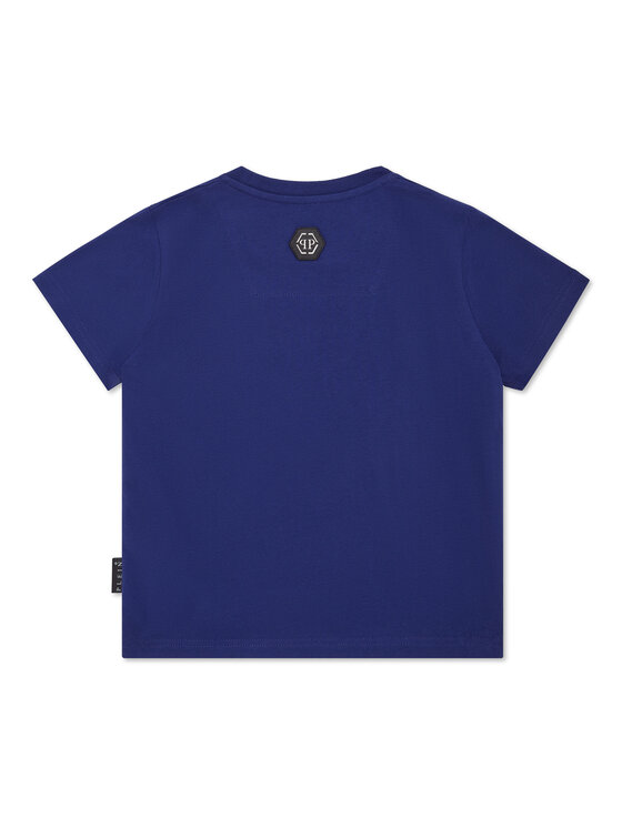 PHILIPP PLEIN PHILIPP PLEIN T-Shirt 28185 Błękitny Regular Fit