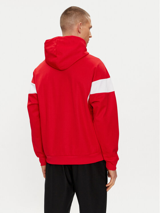 adidas adidas Džemperis ar kapuci Adicolor Classics Cut Line Hoodie IB9945 Sarkans Loose Fit