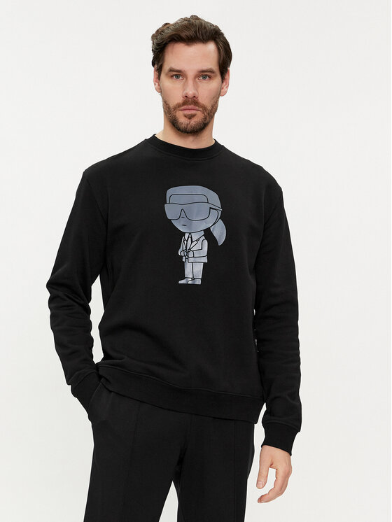 KARL LAGERFELD Bluză 705428 542941 Negru Regular Fit