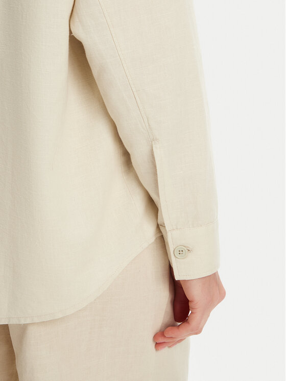 Mustang Mustang Πουκάμισο Willow 1016575 Μπεζ Relaxed Fit