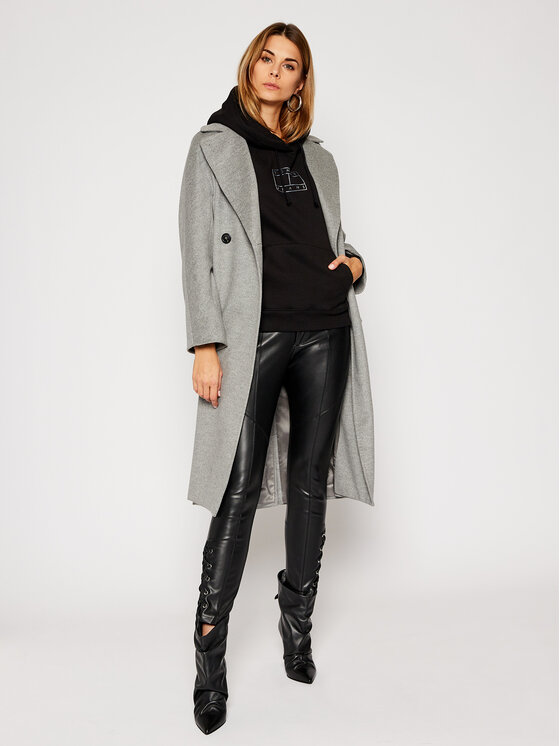 Tommy Jeans Džemperis Tjw Outline Flag DW0DW08985 Juoda Loose Fit •  Modivo.lt