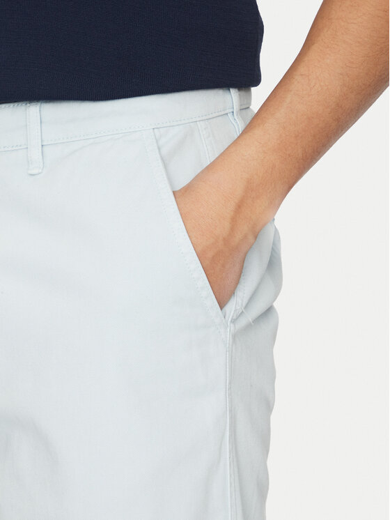 Guess Jeans Guess Jeans Pantalon scurți din material M5GD44 WGCV1 Albastru celest Regular Fit