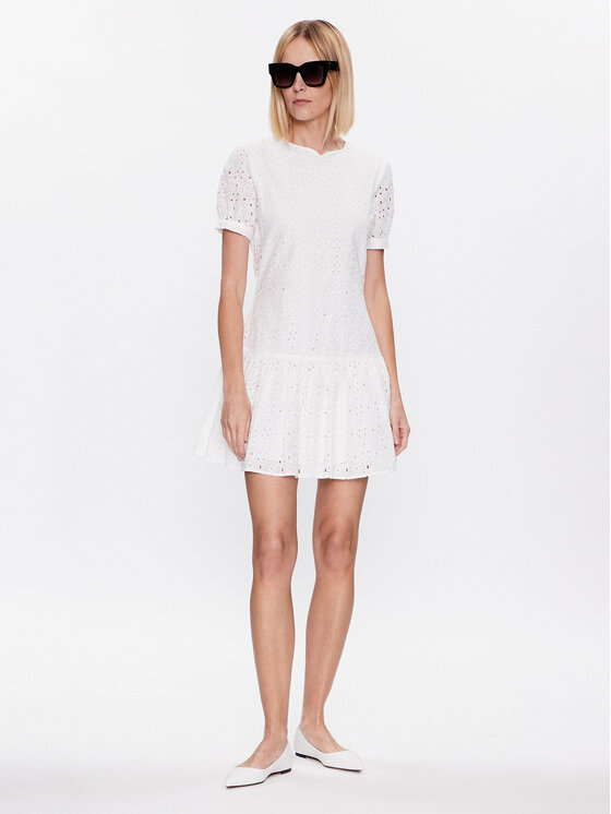 Silvian Heach Silvian Heach Sukienka codzienna GPP23306VE Biały Regular Fit