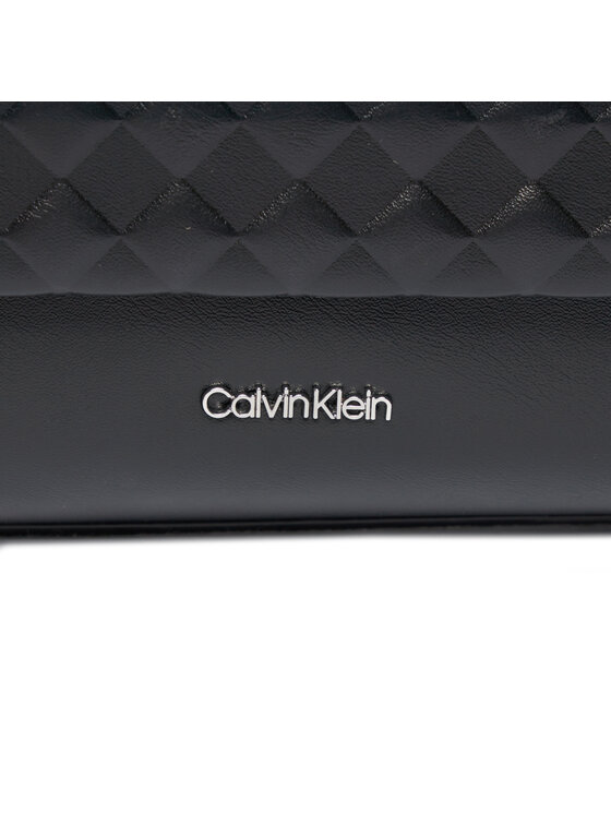 Calvin Klein Calvin Klein Kabelka Calvin Mini Quilt Mini Crossbody K60K611990 Černá