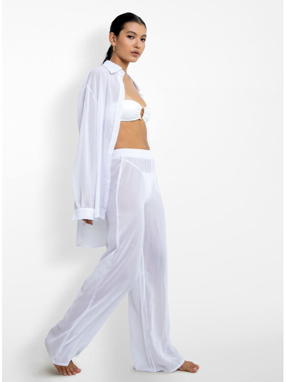 La Michaux La Michaux Pantaloni da donna JULES Bianco