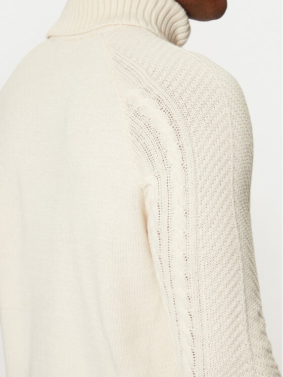Brave Soul Brave Soul Rollkragenpullover MK-610MORTON Beige Regular Fit