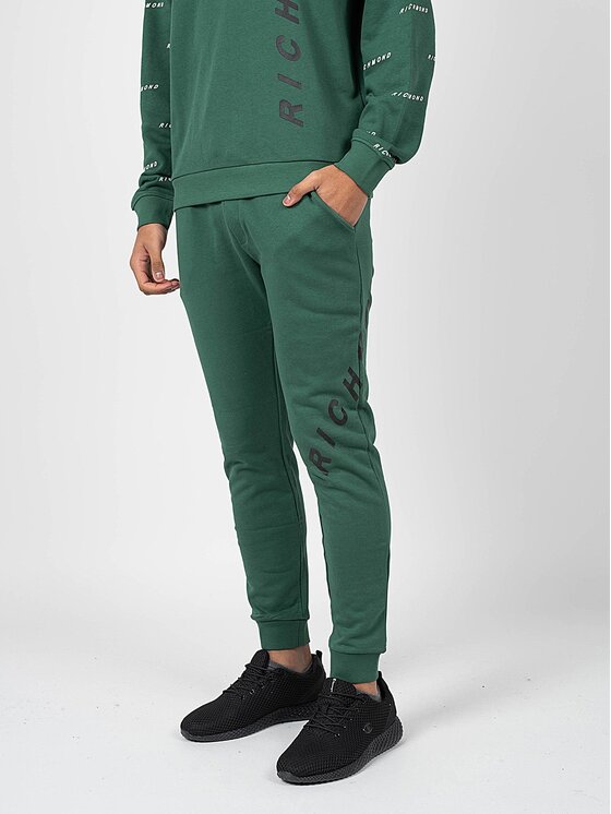 John Richmond John Richmond Kalhoty z materiálu UMA22002PA Zelená Regular Fit